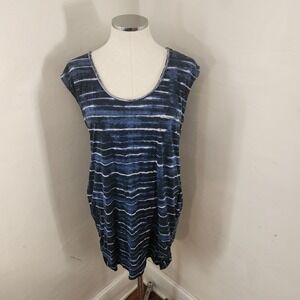 Soft Joie at Joie Blue Striped Tunic‎ Women's Size XS